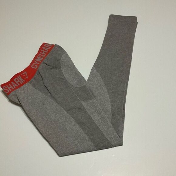 Gymshark Leggings. Medium. Grey with Pink. - Picture 1 of 9